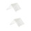 2Pièces Organisateur Cd Vinyle Transparent Design Moderne Stable 9
