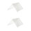 2Pièces Organisateur Cd Vinyle Transparent Design Moderne Stable 7