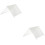 2Pièces Organisateur Cd Vinyle Transparent Design Moderne Stable 8