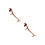 2Pcs Dog Shaped Chopsticks Holder For Spoon Fork Rose Gold 4