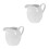 2Pcs Ceramic Gravy Jar Sauce Cup Milk Dispenser 8