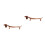 2Pcs Dog Shaped Chopsticks Holder For Spoon Fork Rose Gold 3