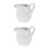2Pcs Ceramic Gravy Jar Sauce Cup Milk Dispenser 6
