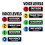 8 Sets Waterproof Classroom Noise Level Posters And Wall Decals 2