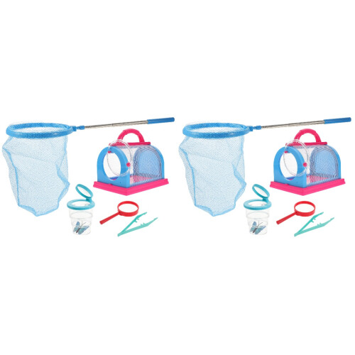 2 Sets Critter Catcher Bug Cage With Magnifying Glass For Kids 1