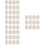 200 Pcs Plastic Fence Post Cap Cover Replacement 8