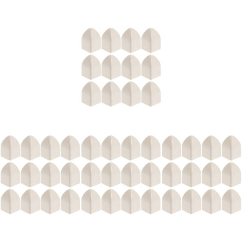 200 Pcs Plastic Fence Post Cap Cover Replacement 2