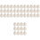 200 Pcs Plastic Fence Post Cap Cover Replacement 4