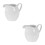 2Pcs Ceramic Gravy Jar Sauce Cup Milk Dispenser 2