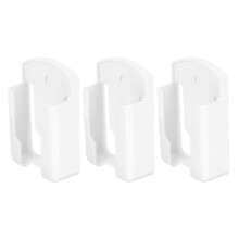6Pcs Space Saving Plastic Remote Control Storage Box Wall Mount Holder