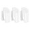 6Pcs Space Saving Plastic Remote Control Storage Box Wall Mount Holder 1