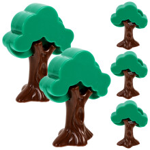 25Pièces Ornements Mini Arbres Plastique Pour Scène Train