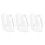 6Pcs Space Saving Plastic Remote Control Storage Box Wall Mount Holder 3