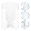 6Pcs Space Saving Plastic Remote Control Storage Box Wall Mount Holder 11