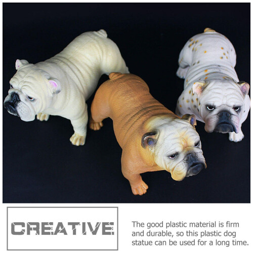 bulldog figur modell desktop verziert simulation 2