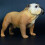 bulldog figur modell desktop verziert simulation 4