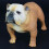 bulldog figur modell desktop verziert simulation 5