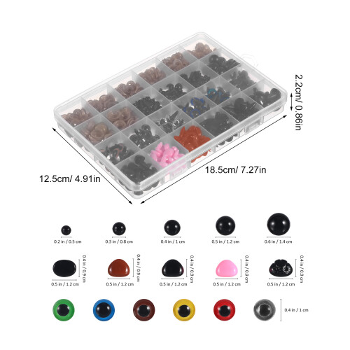 1800 Pcs Safety Eyes For Craft Making 1