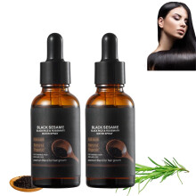 Black Sesame and Rosemary Hair Serum Spray, Organic LeaveIn Treatment for Frizz Control and Split Ends