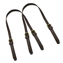 6 Pcs Synthetic Handbag Handles Durable Tote Strap Deep Coffee