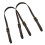 6 Pcs Synthetic Handbag Handles Durable Tote Strap Deep Coffee 1