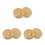 6 Pcs Solid Brass Paperweight For Chinese Calligraphy And Office Use 9