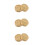 6 Pcs Solid Brass Paperweight For Chinese Calligraphy And Office Use 8