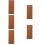 4pcs Solid Wood Small Decor European Style Rail Baluster Dining Table Decor 11