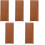 4pcs Solid Wood Small Decor European Style Rail Baluster Dining Table Decor 3