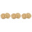 6 Pcs Solid Brass Paperweight For Chinese Calligraphy And Office Use 7