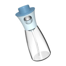 3Pcs Blue Kitchen Oil Spray Bottle Glass Practical Oil Control
