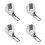 4Pièces Télémètre Hauteur Murale Retractable ABS Polyvalent 8