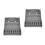 2St Compact ABS Opslagrek Grijs Non-Slip Kappersstand 7
