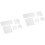 10 Pcs Transparent Acrylic Stamp Blocks With Grid 4