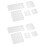 10 Pcs Transparent Acrylic Stamp Blocks With Grid 5