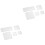 10 Pcs Transparent Acrylic Stamp Blocks With Grid 3
