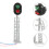 2Stk Mini Signalsignal Silber Sandtisch Für Mini-Landschaft 11