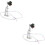 2Stk Mini Signalsignal Silber Sandtisch Für Mini-Landschaft 8