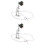 2Stk Mini Signalsignal Silber Sandtisch Für Mini-Landschaft 7