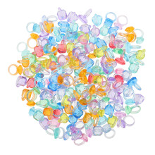 632Pcs Lightweight Acrylic Finger Rings for Kids Girls Jewelry Set