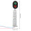 2Stk Mini Signalsignal Silber Sandtisch Für Mini-Landschaft 10