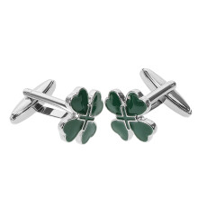 Vierbladige Shamrock Cufflinks Van Legering