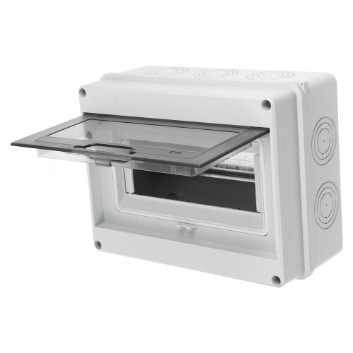 Clear For Packaging Distribution Box 19.00x14.50x9.00cm White