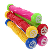 10Pcs Plastic Diving Sticks for Kids Assorted Color Swimming Toy