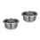 2Pcs Rice Cooker Inner Pot Stainless Steel 3L Replacement 8