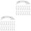 40 Pcs Replaceable Bike Reflectors Reflective Warning Signs 3