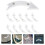 40 Pcs Replaceable Bike Reflectors Reflective Warning Signs 9