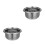 2Pcs Rice Cooker Inner Pot Stainless Steel 3L Replacement 10