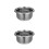 2Pcs Rice Cooker Inner Pot Stainless Steel 3L Replacement 5