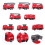 16 Pcs Pull-Back Fire Truck Toy Vehicles For Children 11